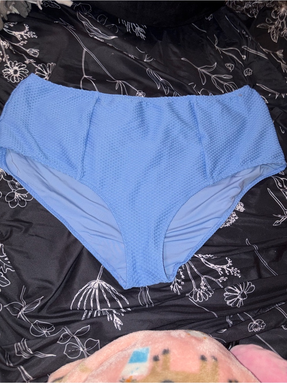 aerie High-Waist Bikini Bottoms in Light Blue